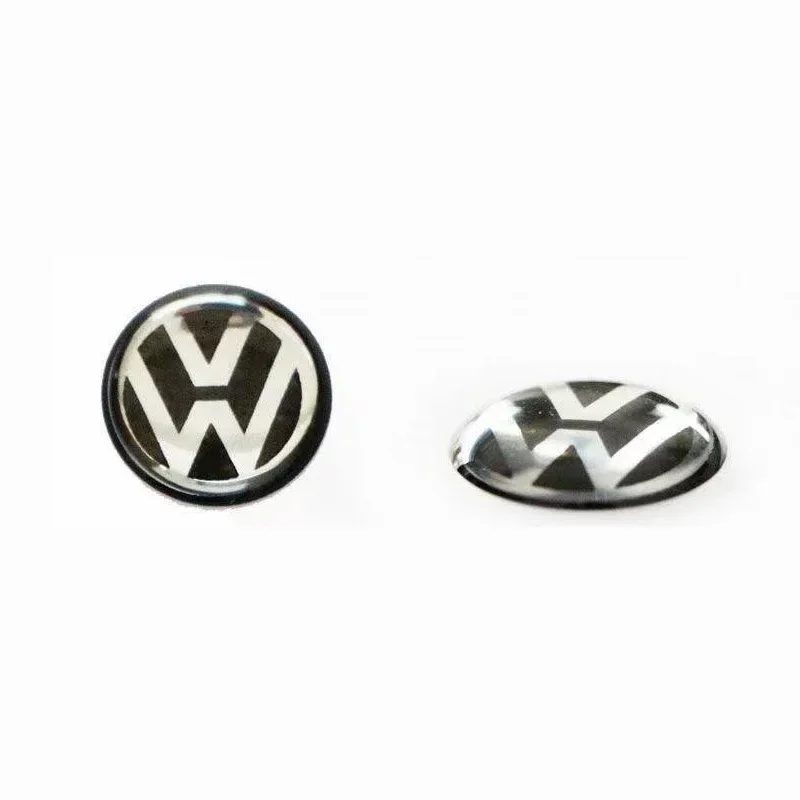 Фото Наклейка на ключ для автомобиля VW 11 мм, брелок-эмблема для авто, аксессуары для Volkswagen VW Rline R GTI Golf Polo Passat Magotan Ti №3