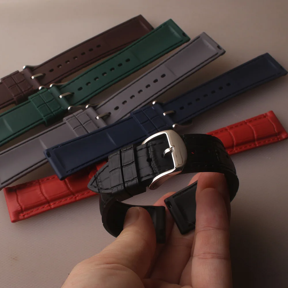 Ремешок для часов мужской и женский бамбуковый ремешок с рисунком подходит Omega