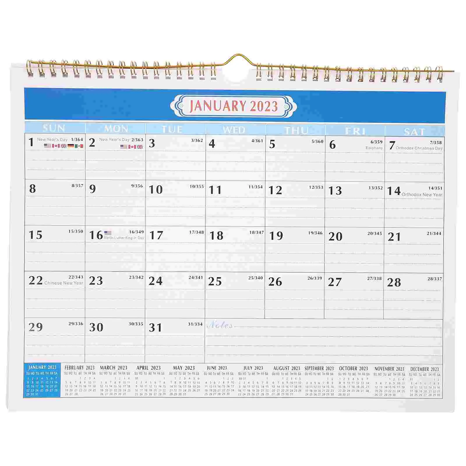 

Календарь Φ, ежемесячные настольные календари 2023, план месяца на спирали, большой ежедневный подвесной календарь на английском языке, кален...