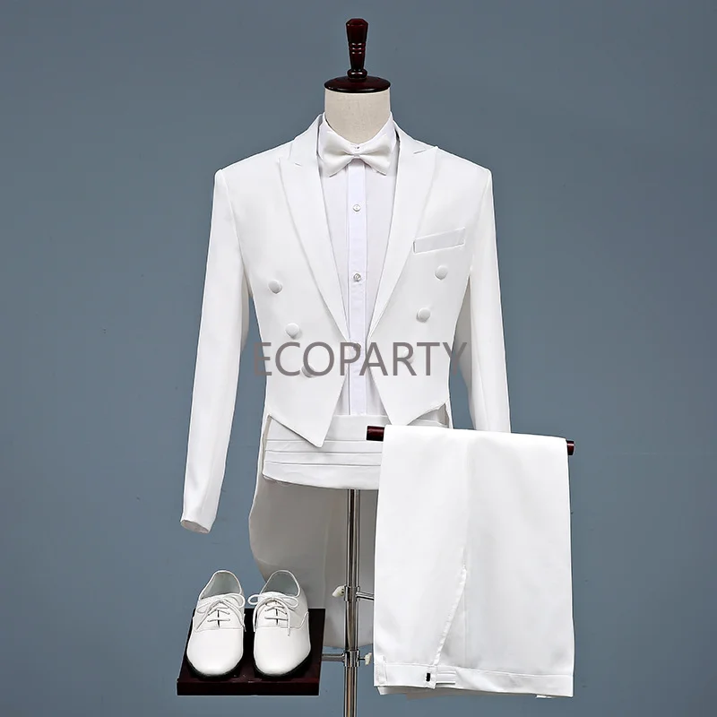 Новинка 2023 мужской смокинг черный волшебный костюм куртка официальный пиджак