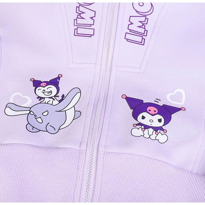 Комплект пальто и брюк из чистого хлопка Sanrio для девочек модный свитшот