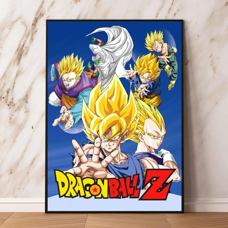 

Canvas Artwork Painting Hot-Blooded Anime Dragon Ball Z Super Saiya Gohan Torankusu Hd Picture Wall Art Home Bedroom Decor