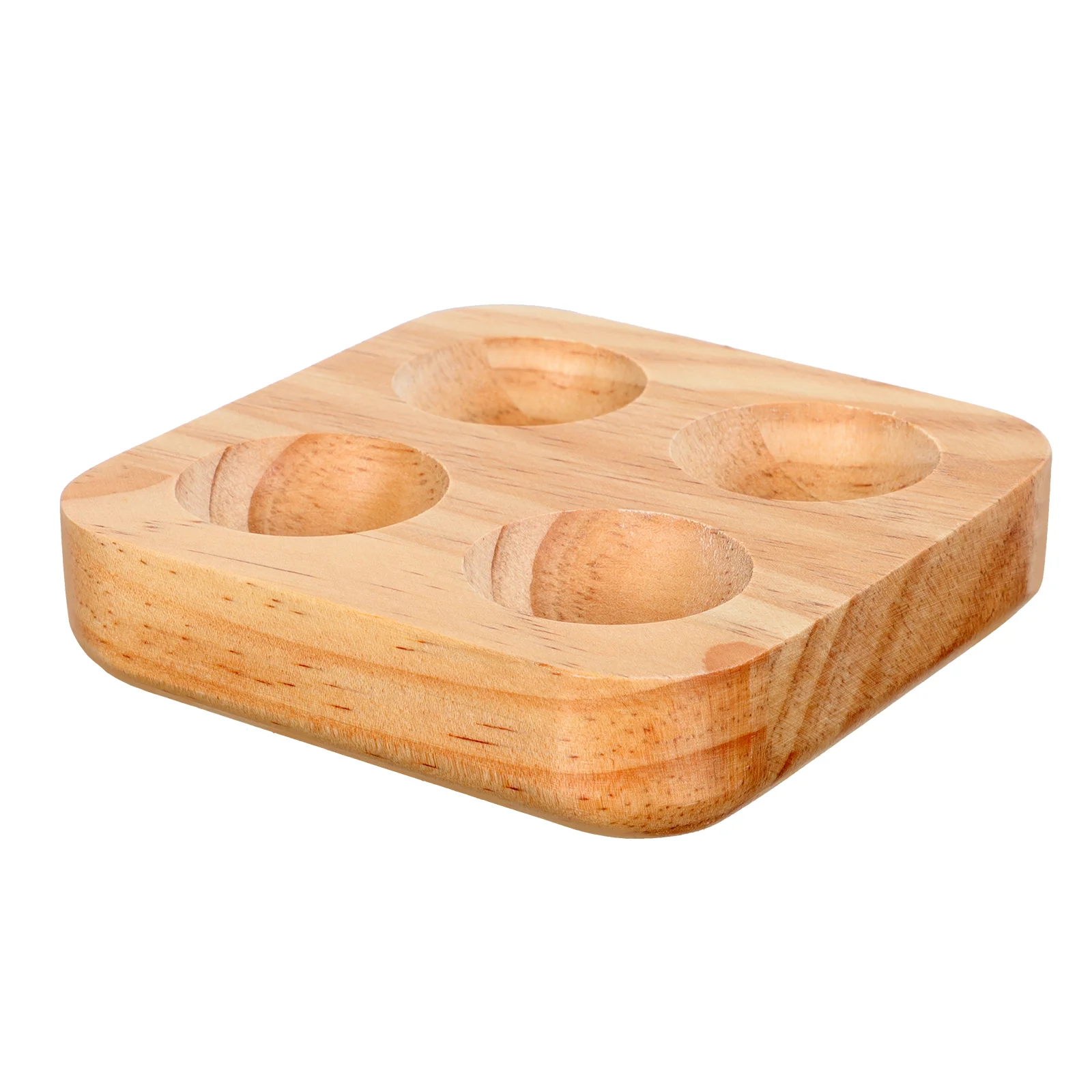 

Egg Holder Wooden Tray Woodstorage Refrigerator Container Countertop Deviled Rack Display Fresh Organizer Rustic Platter Holders