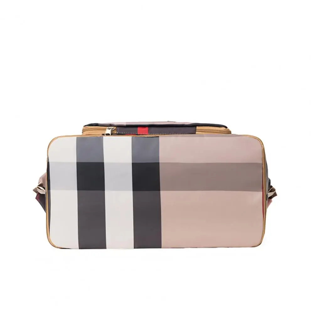 

Useful Fitness Handbag Waterproof Wear-resistant Travel Duffel Bag Anti Scratch Smooth Zipper Handbag