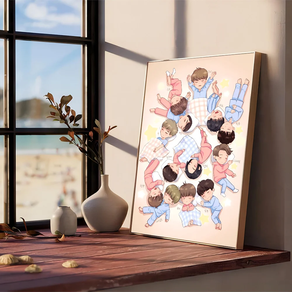 S-Seventeen K-Kpop классические постеры с фильмами необычные наклейки на стену для