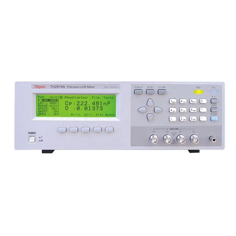 

TH2816A LCR Tester Component Measuring Instrument with Wide Frequency Range TH2816B TH2817A