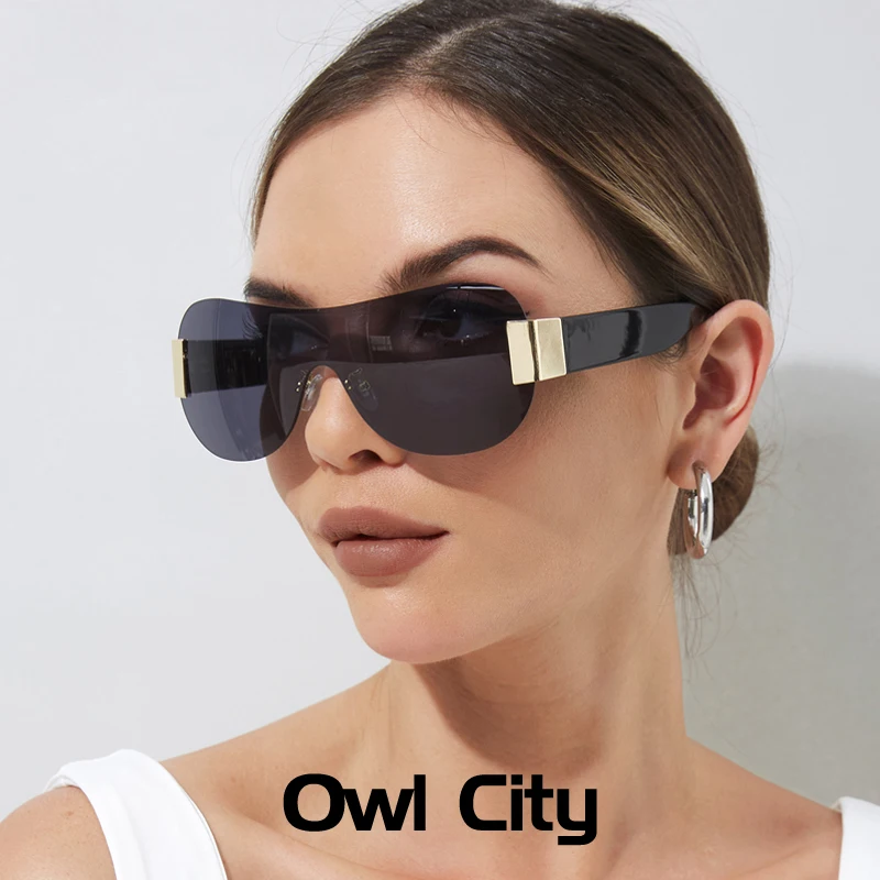 

Солнцезащитные очки без оправы для мужчин и женщин Y2K