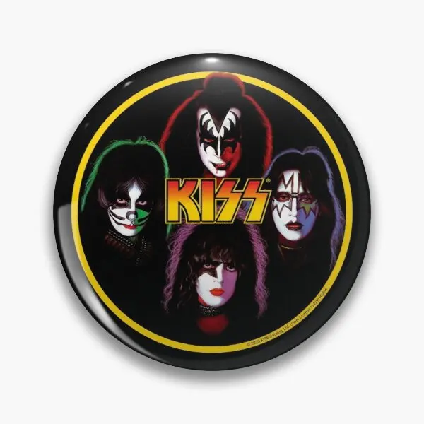 

Мягкая булавка-пуговица Kiss Band с рок-звездами, ювелирные изделия, булавка для лацкана, милый значок для шляпы, оригинальный Забавный металлич...