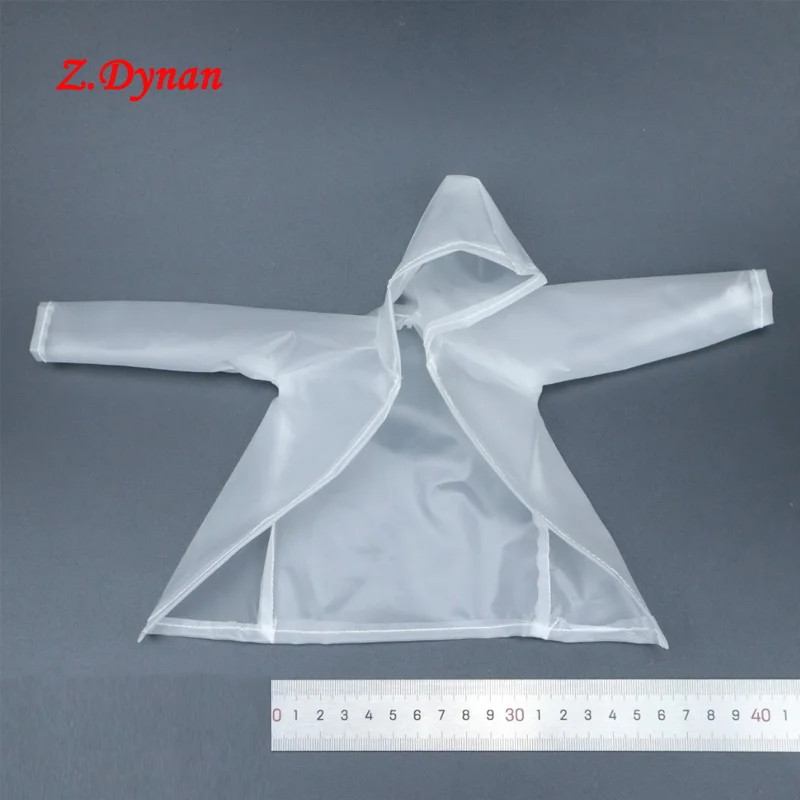 

Jiaou 1/6 Male Female doll Transparent hoodie raincoat Translucent rainwear for 12 Inch PH Action Figure Dolls clothes