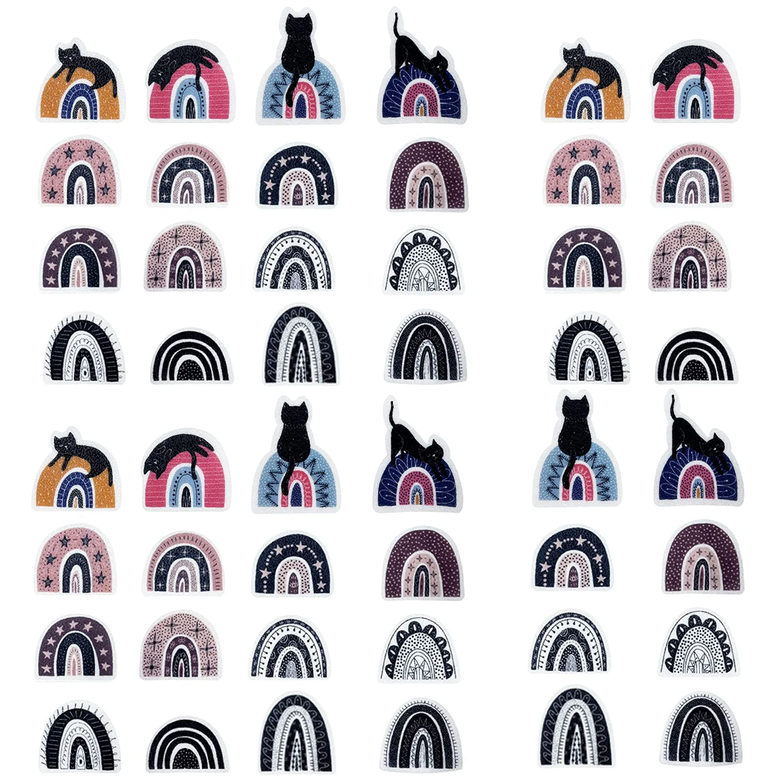 

48 шт., водостойкие сенсорные наклейки с разной текстурой