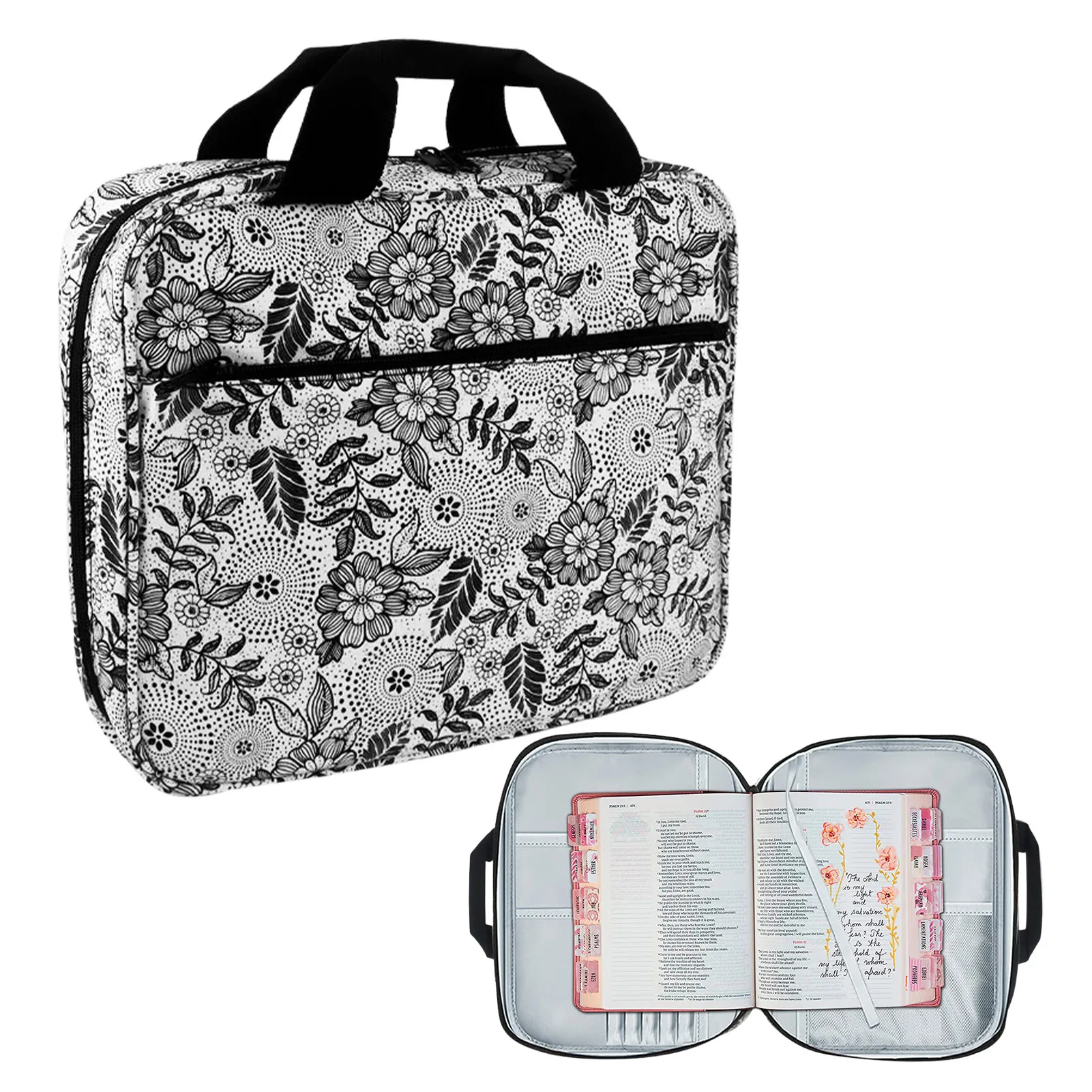 

Сумки для Библии и для женщин, большие защитные мешки для Библии с ручкой и карманом на молнии, в подарок