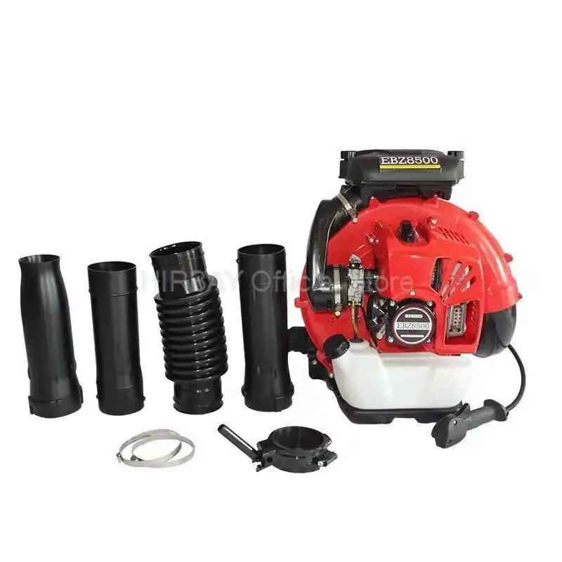 75.6cc EBZ8500 Two Stroke Backpack High Power Hair Dryer Site Dust Removal Fire Extinguisher and Accessories Leaf Snow blower