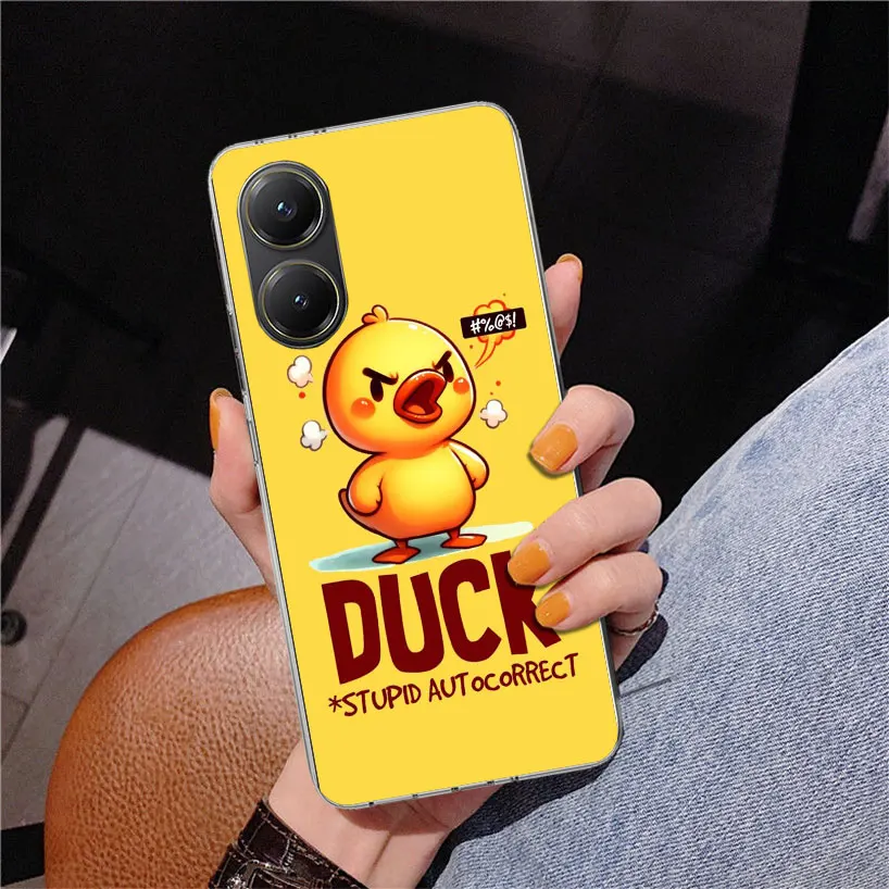 Фото Чехол для телефона Funny Cute Yellow Duck You для Xiaomi Poco X7 X6 X5 X4 X3 Nfc F7 Ultra F6 F5 Pro F4 Gt F3 M6 M5 M4 M3 Personalized Co №3