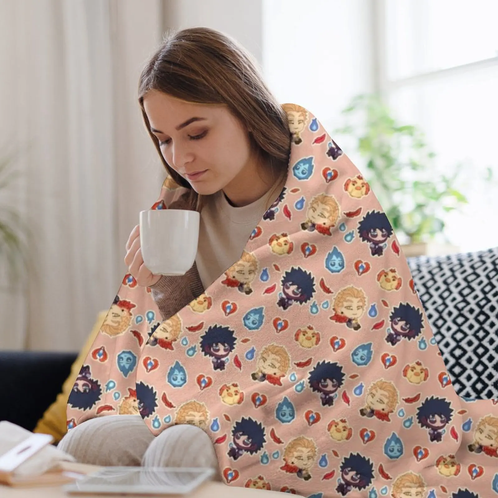 Одеяло Hotwings (красное) Роскошный люксовый бренд для дивана Тонкие одеяла