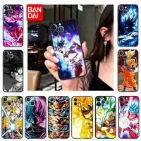 black soft silicone phone cases for iphone xr xs max 7 8 6s plus x anime dragon ball son goku cover for iphone 13 12 pro 11 se
