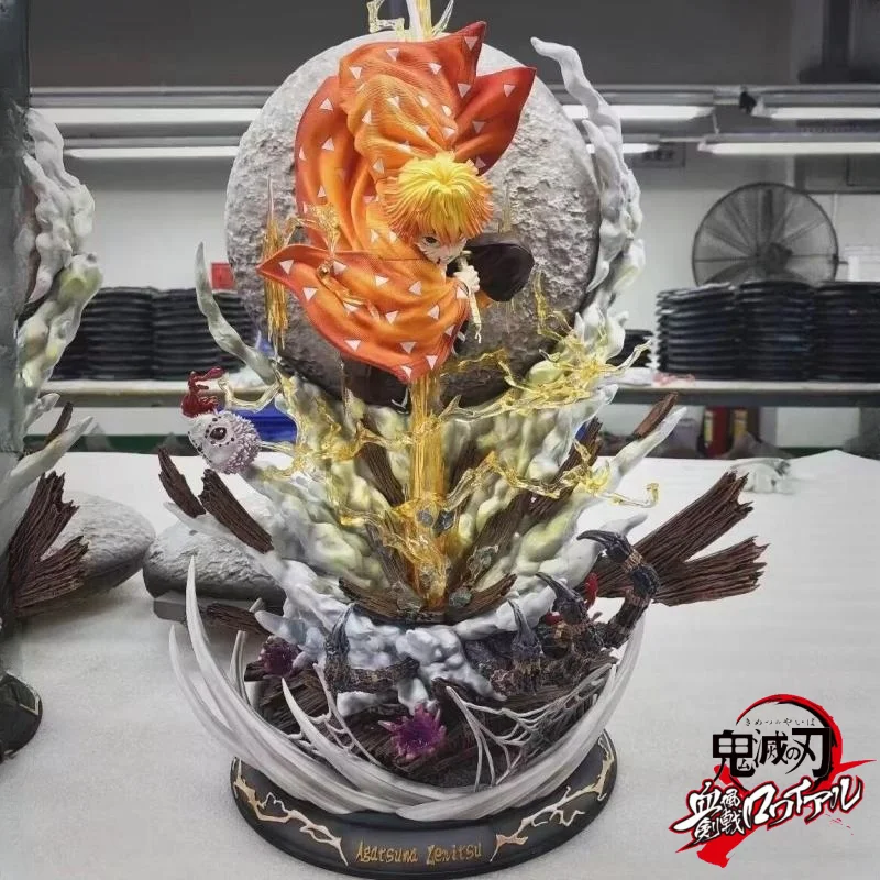 

Demon Slayer 51cm Agatsuma Zenitsu Anime Figures Kimetsu No Yaiba Gk Figurine Pvc Statue Model Doll Room Decoration Kid Toy Gif