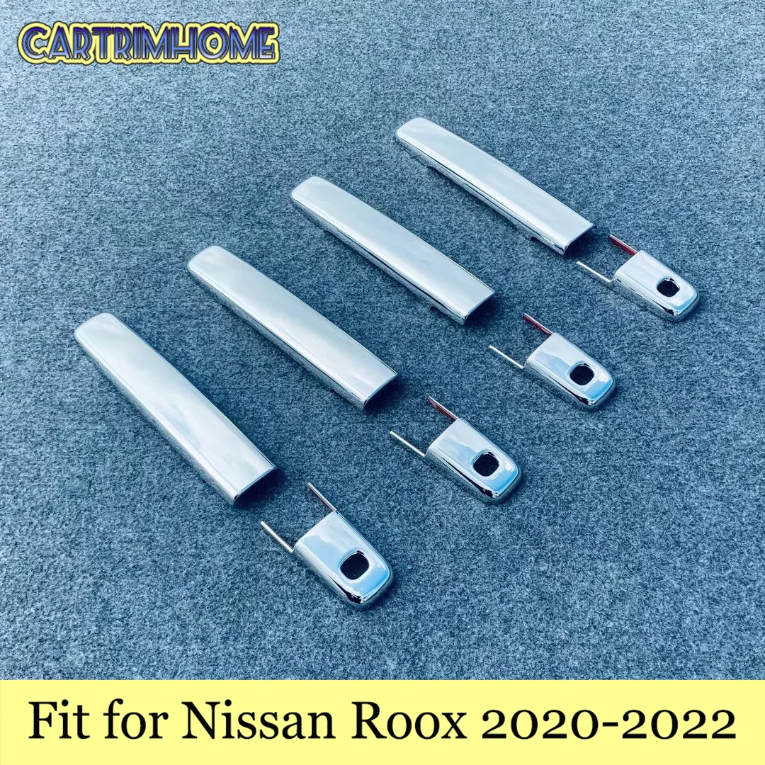 

Car Products Fit for Nissan Roox 2020 2021 2022 Accessories Side Door Handle Bowl Decorative Stickers Cover Exterior Parts