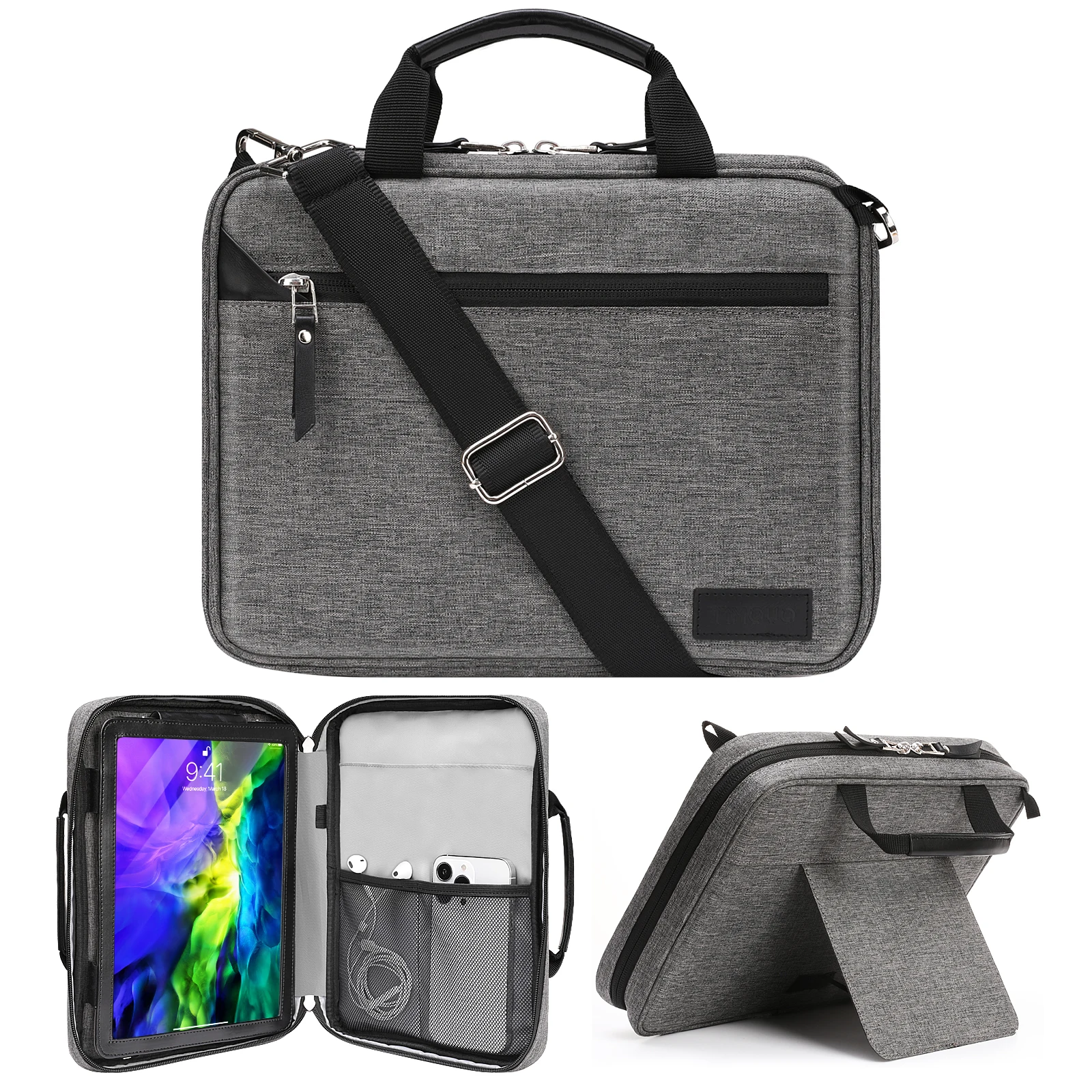 

9-11 Inch Shoulder Bag Tablet Sleeve for Galaxy Tab A8 10.5,Tab S8 11/A7 10.4,iPad Air 5/4 10.9,iPad Pro 11,iPad 9.7 10.2
