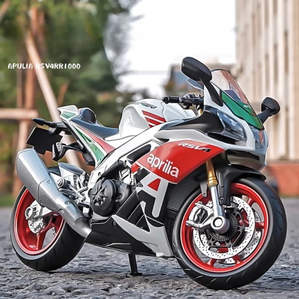 Масштаб 1:12 Aprilia RSV4 RR1000 модель мотоцикла игрушка из сплава литой под давлением