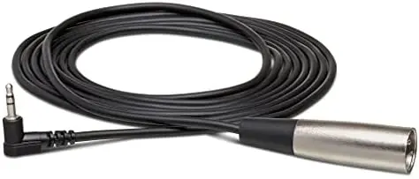 

NEW XVM-115M Microphone Cable Right Angle 3.5mm TRS to XLR3M 4.5m Black