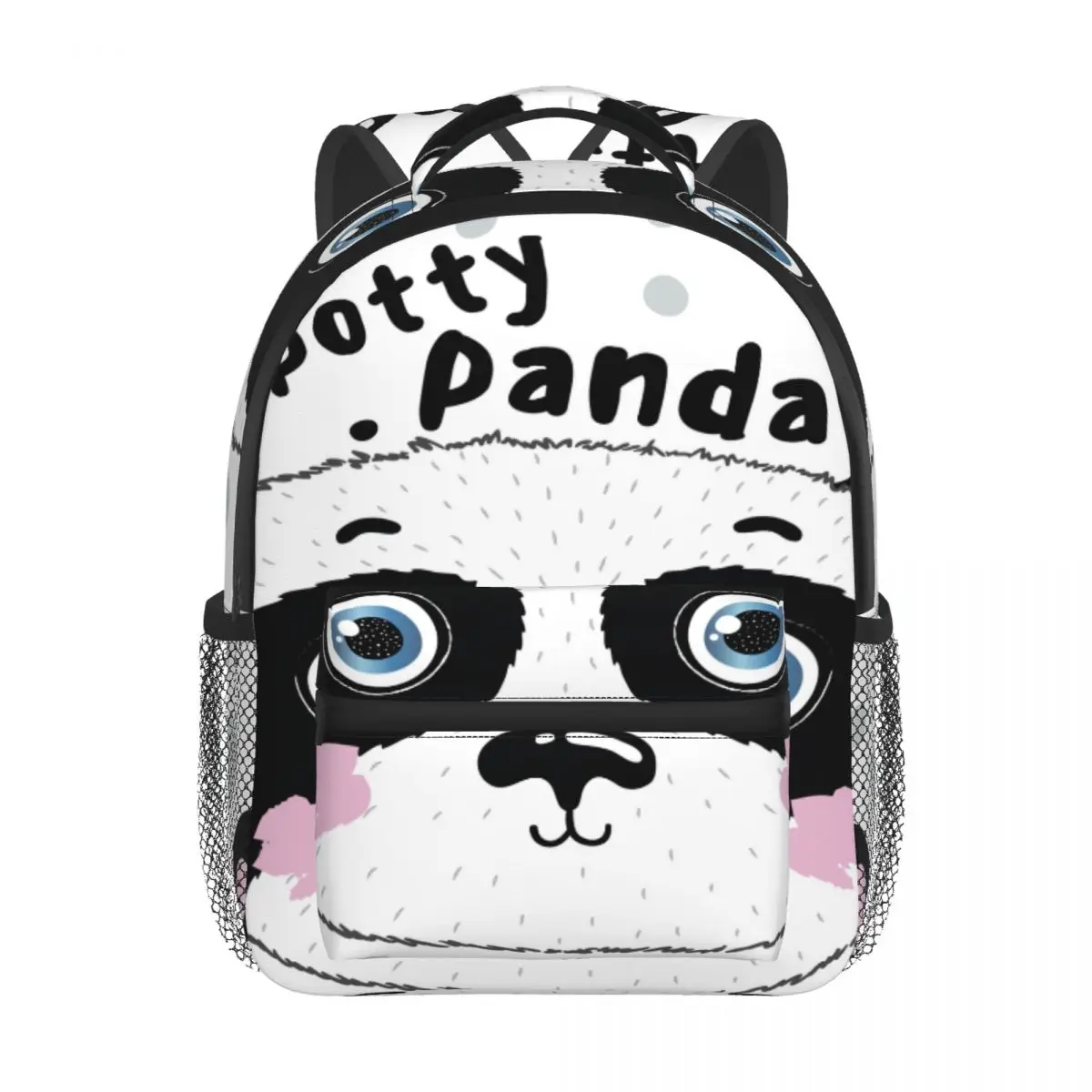 2022 Children Backpack Toddler Kids School Bag Cute Spotty Panda Kindergarten Bag for Girl Boys