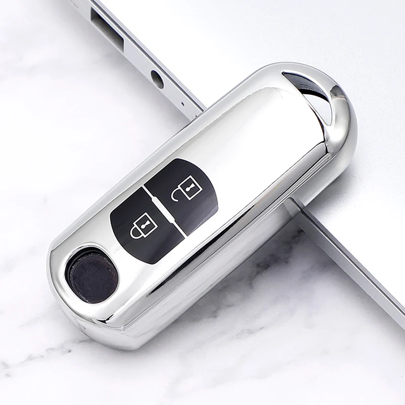 

Мягкий чехол для автомобильного ключа из ТПУ с 2/3 кнопками для Mazda 2 3 6 Axela Atenza CX-5 CX5 CX-3 CX-7 CX8 CX-9 2016 2017 2018, автосумка