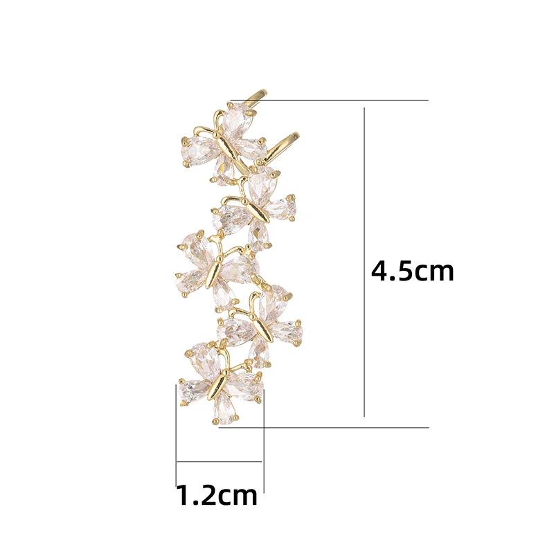 Очаровательные серьги в японском стиле с лепестками Искусственные для девочек