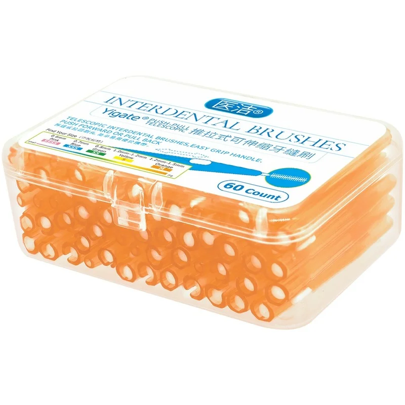 60 шт. межзубные щетки, уход за здоровьем, средство для чистки зубов между