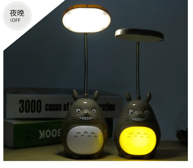 Миниатюрный светодиодный ночной Светильник бестуsb с зарядкой RGB 6 мультяшных