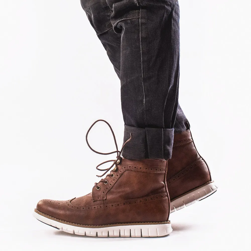 Классические мужские ботинки в английском стиле Ботинки Челси Обувь с