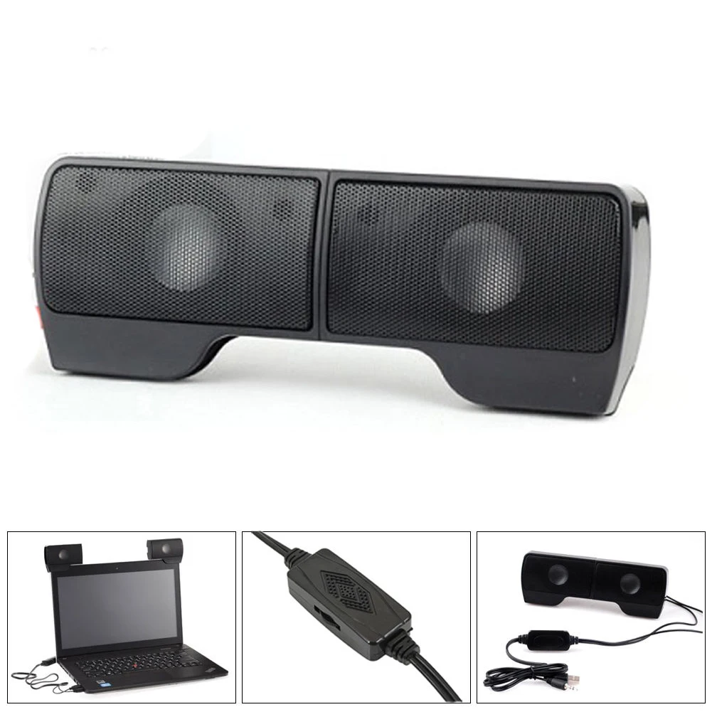 Пара подвесных громкоговорителей стерео SerB 2.0 3 5 мм для ноутбуков и ПК