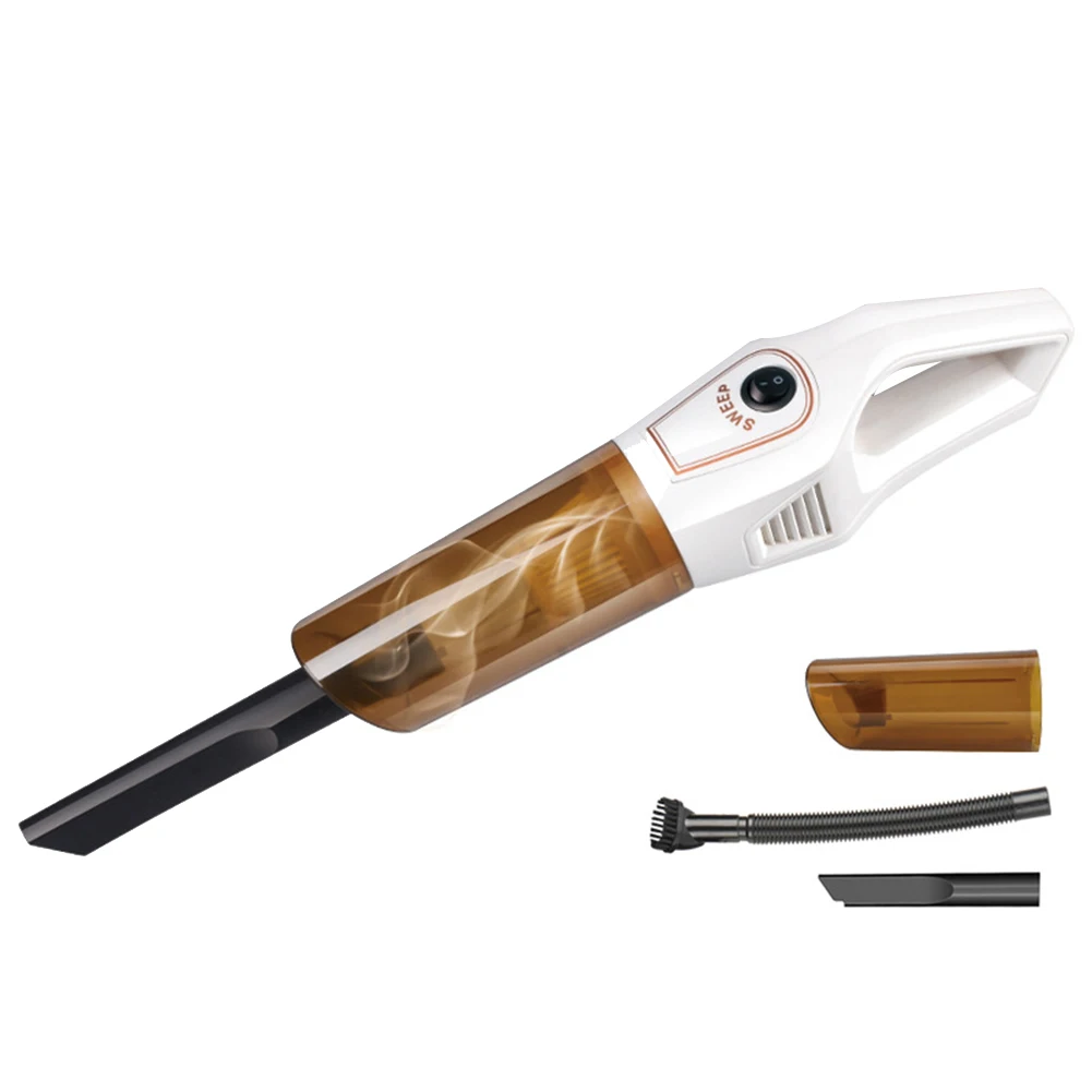 

Пылесос автомобильный 2-в-1 беспроводной, 9000 па, белый