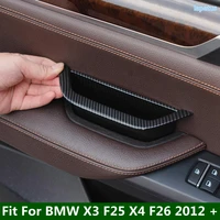 main driving storage box decor sticker accessories interior for bmw x3 f25 x4 f26 2012 2017 car door armrest handle cover trim