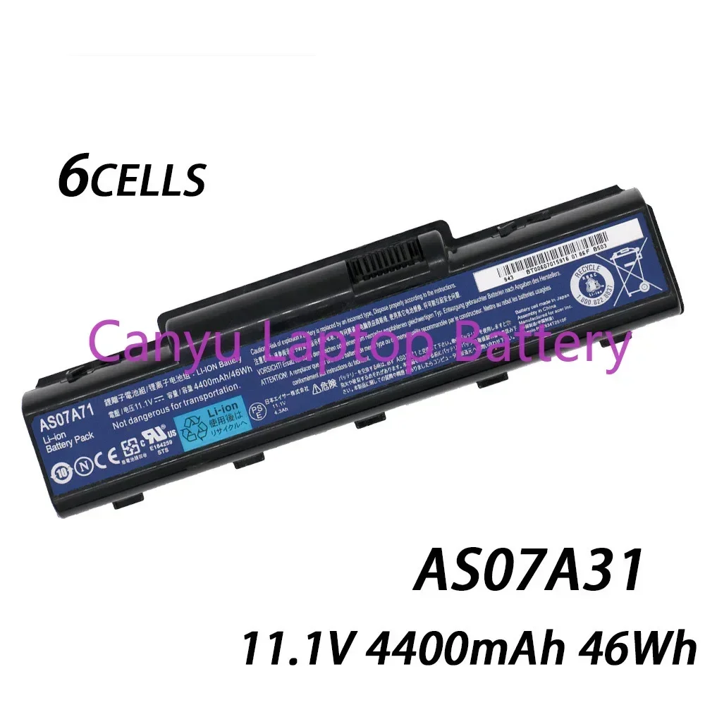 AS07A31 для Acer Aspire 4740g 4920G 4925G 4935G 4937 5236 5235 5735z 5738z 5737z 5740dg 7715z AS07A41 AS07A51/A71 аккумулятор