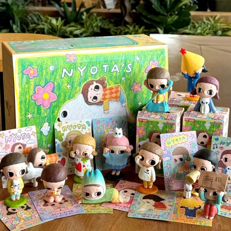 Горячая серия Nyota Fluffy Life слепая коробка аниме фигурки Mystery Box Kawaii Lucky Bag ПВХ