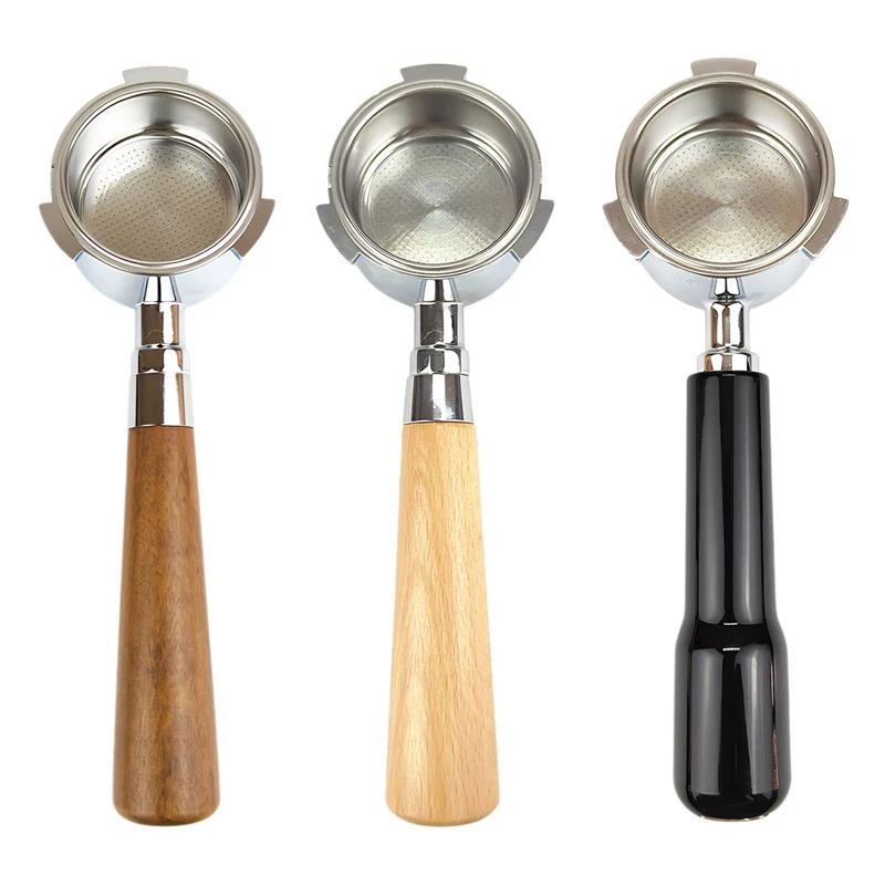 51 мм бездонный портафильтр для кофе деревянная ручка Ec680 Ec685 сменная корзина