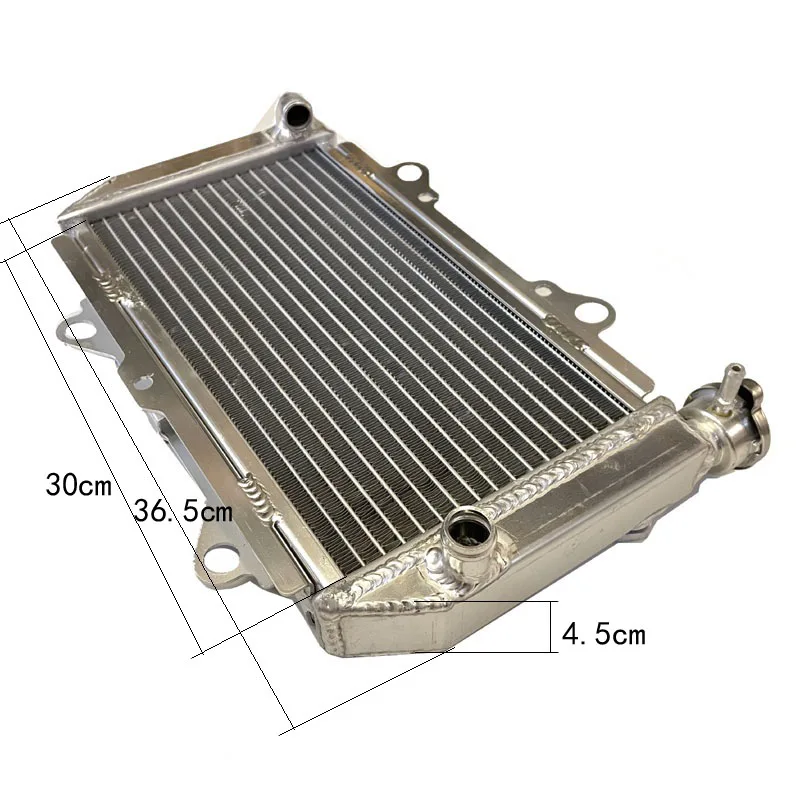Полностью алюминиевый радиатор для Yamaha ATV 2006-2009 2x4 моделей YFZ 450 (включая 2007 BILL BALLANCE