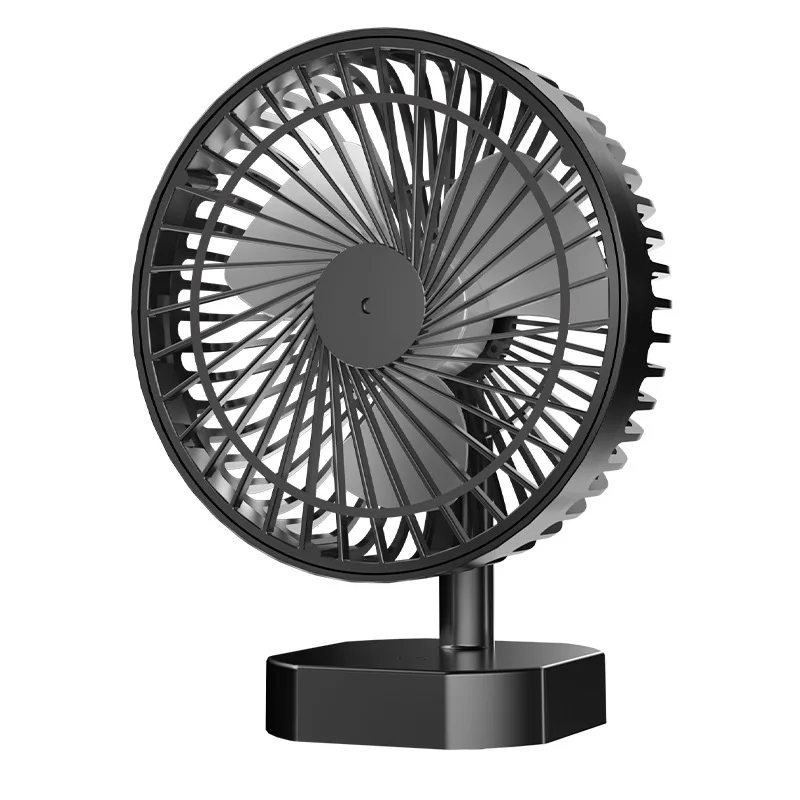 

Desktop Fan 1200mAh Type-C Rechargeable Portable Air Cooler Wireless Mini 3 Speed Mute Table Fan Electric Ventilador Home Office