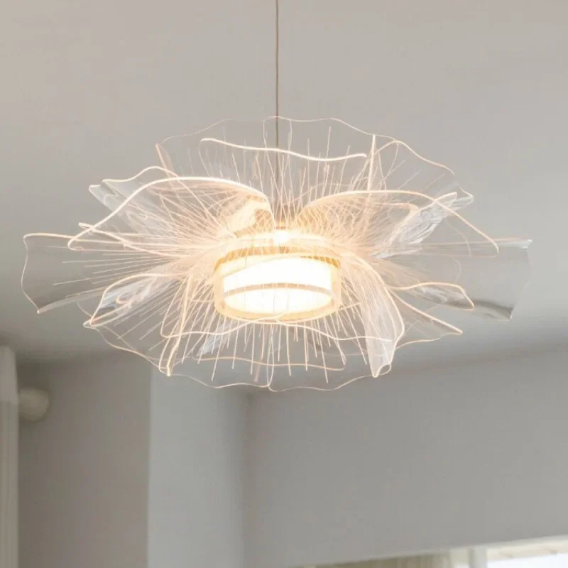 Итальянский минималистичный подвесной светильник с лепестками подвесная люстра