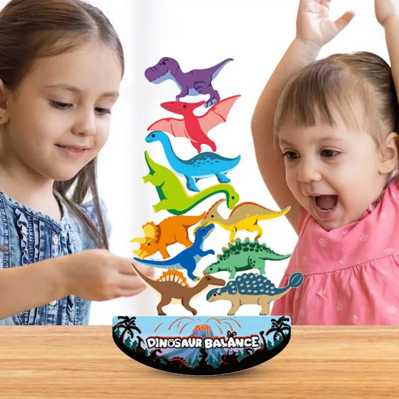 Деревянные блоки для сборки игрушки динозавров интерактивные Обучающие