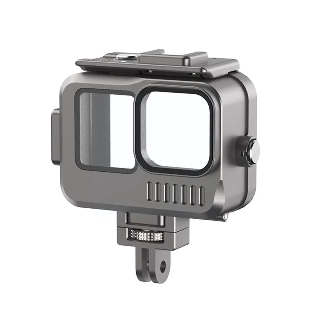 

​for Hero11/10/9 Ultra-light Metal Frame Frame Waterproof Black Housing Protective Aluminium Protective Alloy Ca Q7l6