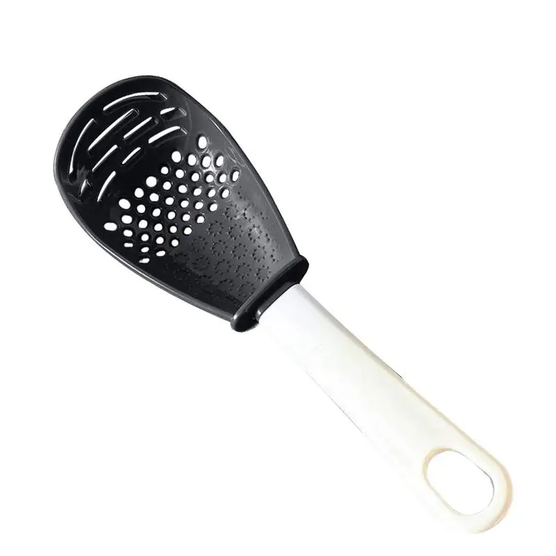 

Slotted Spoons For Cooking 6 In 1 With Tail Hanging Hole Kitchen Spoons Heat-resistant For Cooking Draining Mashing Grating