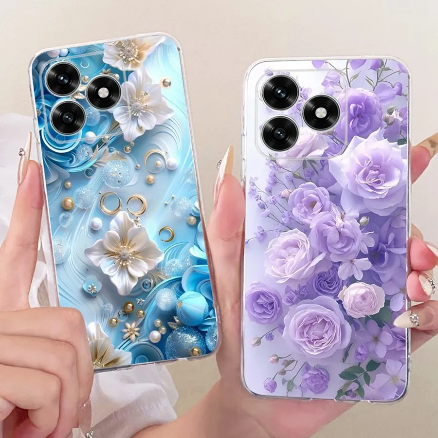 Фото Для Honor X5 Plus Чехол X 5c X5 C Мягкий силиконовый чехол из ТПУ с рисунком бабочки для Honor X5c Plus NLA-LX1 NLA-LX2P Задняя крышка №5