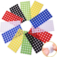 100pairs strong self adhesive fastener tape round dots stickers nylon hook loop sticker tape sewing craft accessories 10mm 15mm