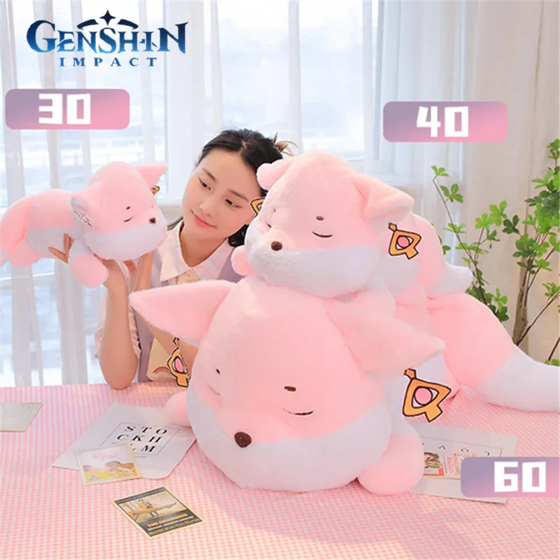 Плюшевые игрушки плюшевые куклы-плюшевые 60 см Genshim Impact Yae Miko Fox реквизит для