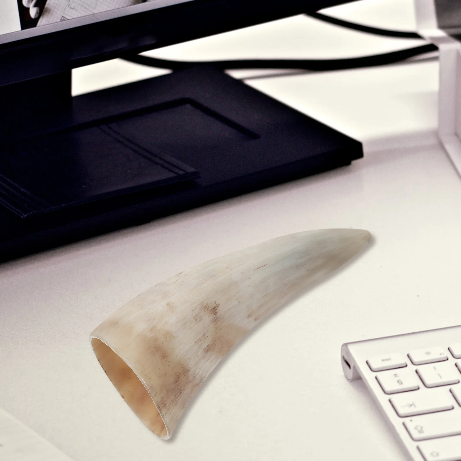 Рог стекло декор ручной работы для художественных работ маленькая кружка быка