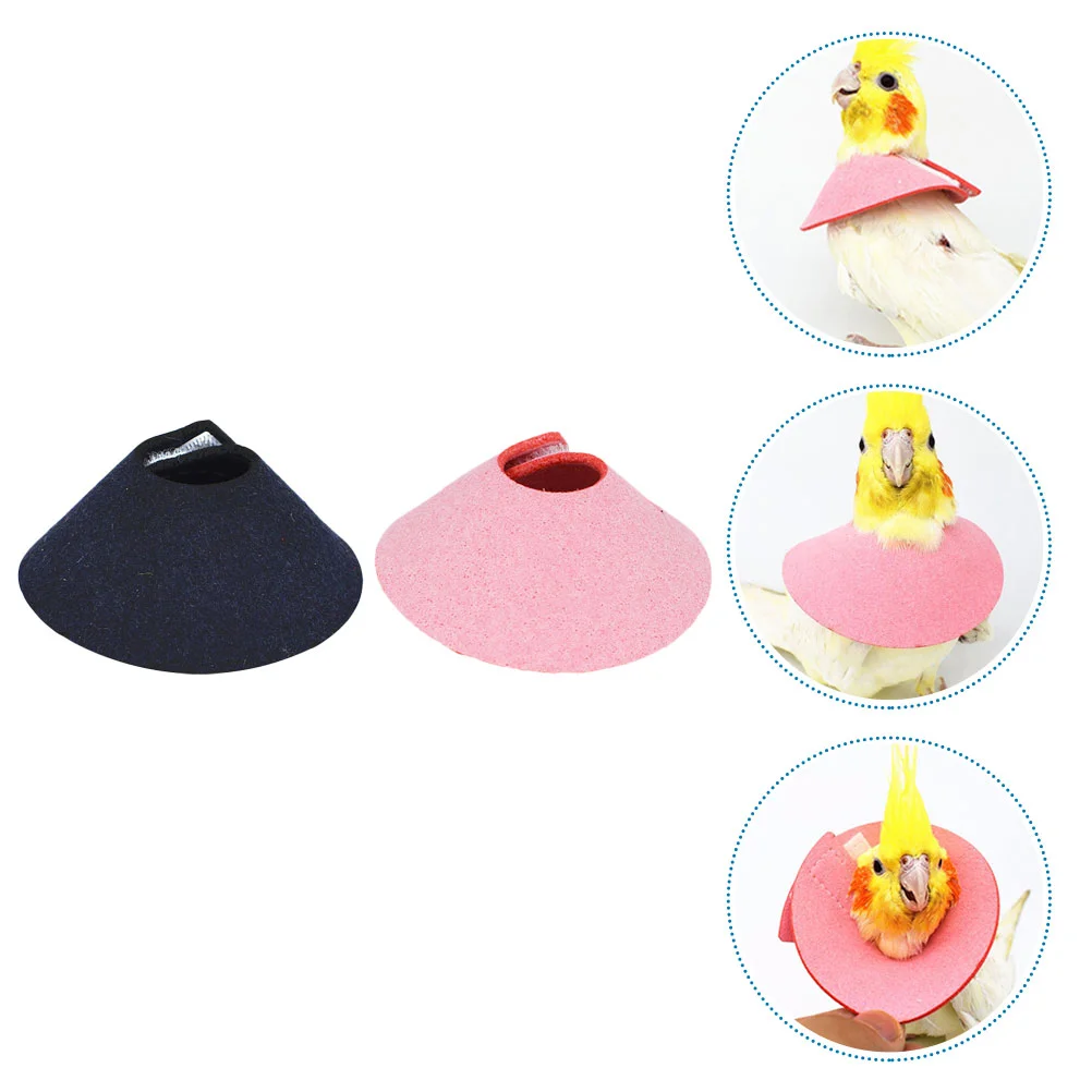 

Collar Bird Cone Parrot Neck Recovery Anti Bite Birds Ring Elizabethan Pet Lovebird Cover Pluckingcollars Suppliesharness
