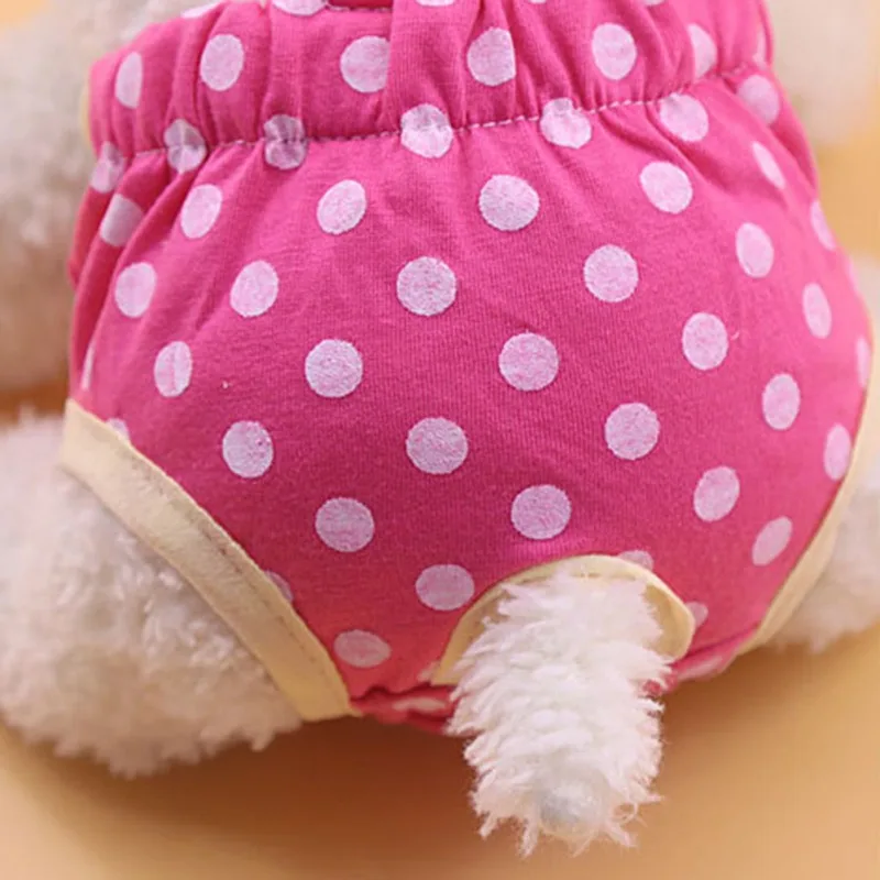 Dog Cat Polka Dot Braces Physiological Pants Safety Bitch Menstrual Anti-harassment Underwear Pet Pant |
