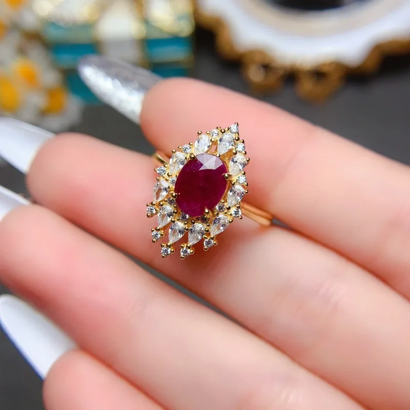 Женское кольцо обещания ювелирных изделий из серебра