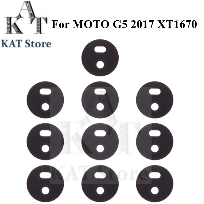 

10Pcs For MOTO G5 2017 XT1670 Rear Back Camera Glass Lens Without Frame Replacement Parts